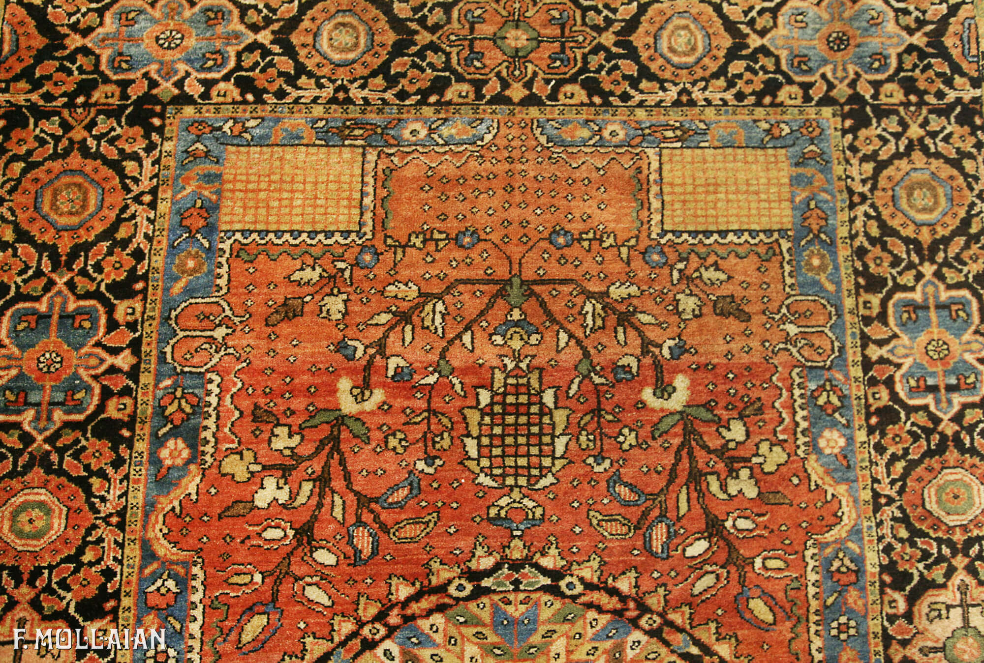 Tapis Persan Antique Saruk Farahan n°:30592032